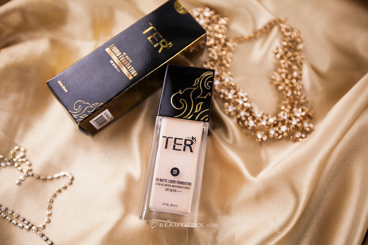 TER,UV Matte Liquid Foundation,SPF 50 PA+++,รองพื้น,เฑอ,รองพื้นเนื้อแมทผสมมอยเจอร์ไรเซอร์