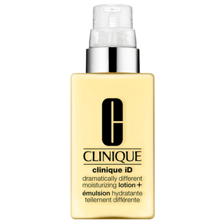 Clinique Dramatically Different Moisturizing Lotion 115 ml.  มอยซ์เจอร์ไรเซอร์สุดฮิตตลอดกาล สำหรับสาวผิวแห้ง-ผิวผสม เนื้อบางเบาซึมง่าย ช่วยบำรุงผิวให้นุ่ม ชุ่มชื่น เปล่งปลั่งดูสุขภาพผิวดี   +     Clinique ID Active Cartridge Concentrate Fatique 10 ml.  (สีส้ม)  ส่วนผสมเข้มข้นจากทอรีนและคาเฟอีน ช่วยเติมพลังให้ผิว กระตุ้นผิวที่เหนื่อยล้าให้เปล่งประกาย  