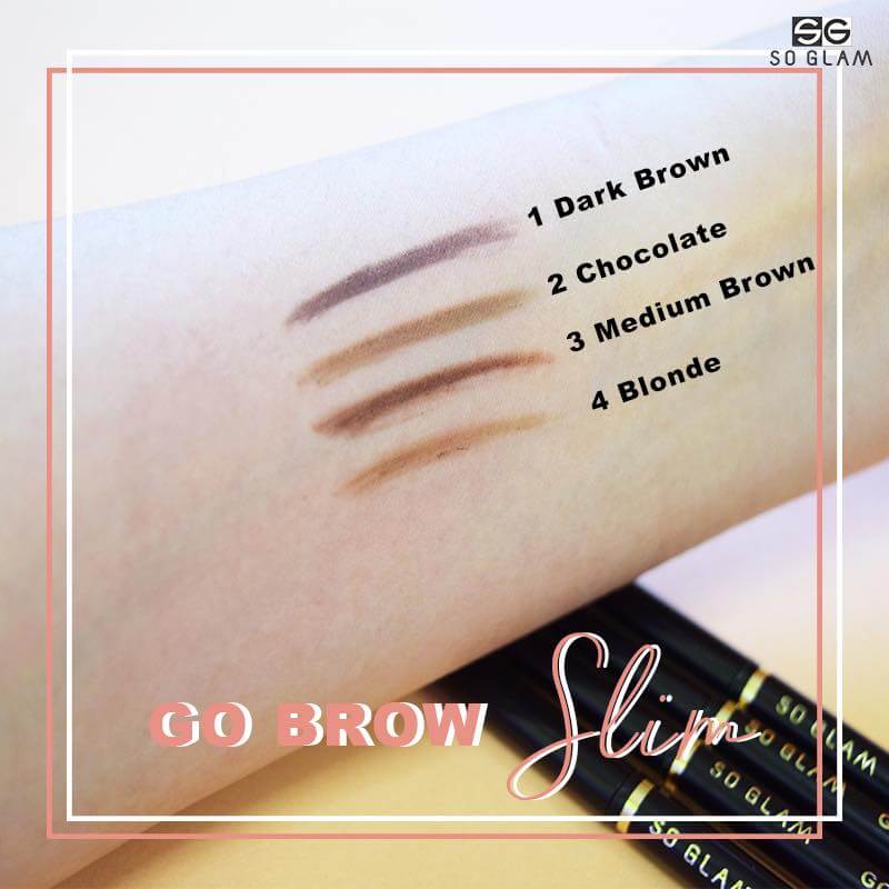 SO GLAM,SO GLAM Go Brow Slim Slim Eyebrow Pencil,SO GLAM Go Brow Slim Slim Eyebrow Pencil ราคา,SO GLAM Go Brow Slim Slim Eyebrow Pencil รีวิว,SO GLAM Go Brow Slim Slim Eyebrow Pencil ซื้อที่ไหน