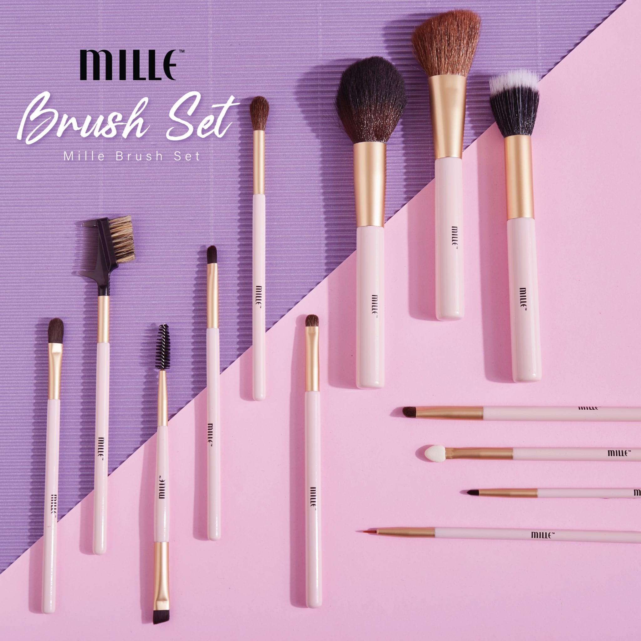 Mille, Mille รีวิว, Mille ราคา, Mille เซ็ตแปรงแต่งหน้า, Mille เซ็ตแปรงแต่งหน้า 13 Pcs., Mille เซ็ตแปรงแต่งหน้า รีวิว, Mille เซ็ตแปรงแต่งหน้า ราคา, เซ็ตแปรงแต่งหน้า, แปรงแต่งหน้า, แปรงแต่งหน้า รีวิว, เซ็ตแปรงแต่งหน้า ยี่ห้อไหนดี, เซ็ตแปรงแต่งหน้า ราคาถูก