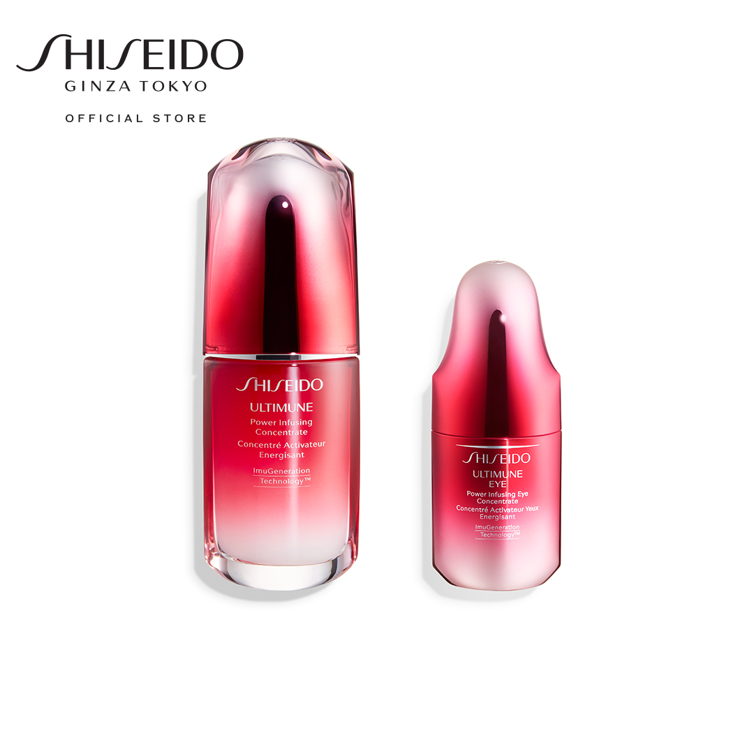 SHISEIDO,SHISEIDO Ultimune Infusing Concentrate Duo ( Serum 50 ml+ Eye 15 ml) Limited Edition ,Limited Edition,SHISEIDO Ultimune Infusing Concentrate Duo,SHISEIDO Ultimune Infusing Concentrate Duo รีวิว,