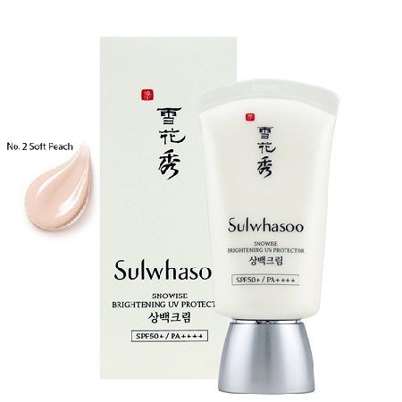 Sulwhasoo Snowise Brightening UV Protector SPF50+ PA++++ #02 Sotf Peach 20ml 